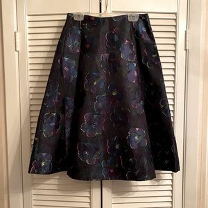 Kate Spade clip dot floral skirt size 4